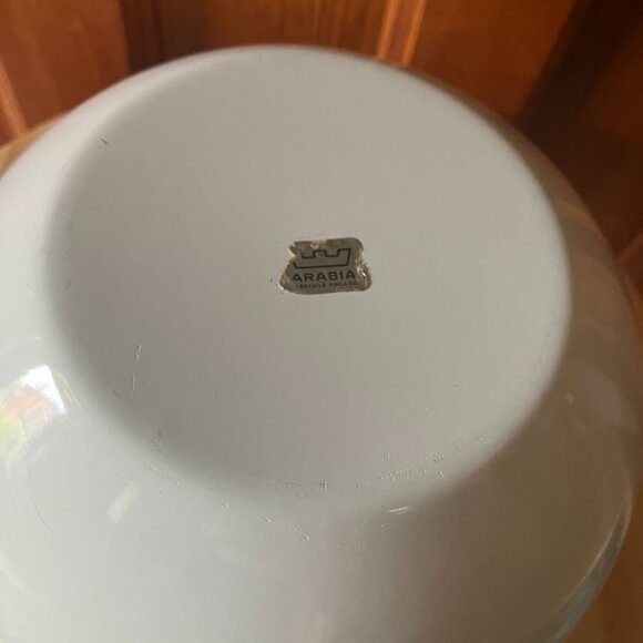 Finland Arabia/Finel Kaj Franck Enamel Bowl in Ritari - Picture 5 of 7